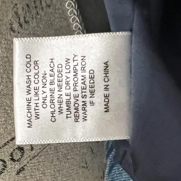 A Loves A Denim Braided Crew Neck Open Front Long Sleeve Jacket Size XL - rare! - Picture 11 of 13